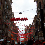 buildings by the canal in Amsterdam