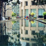 Reflections outside MOCA