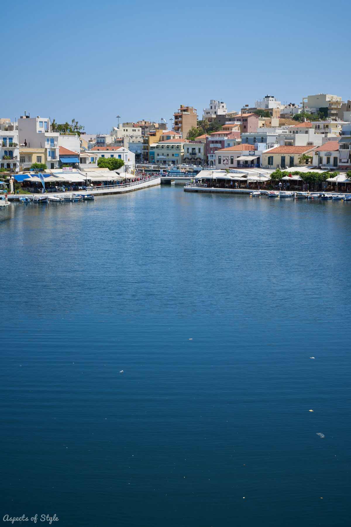 Agios Nikolaos lake, Crete, Greece