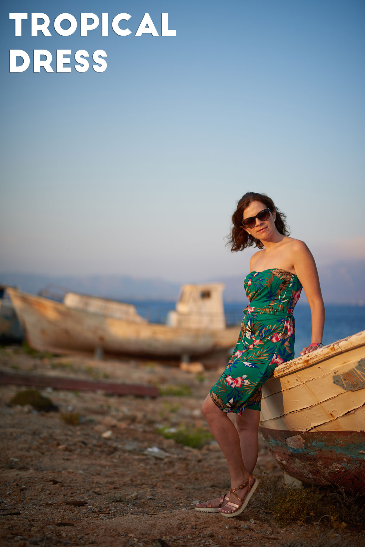 My ideal tropical print dress