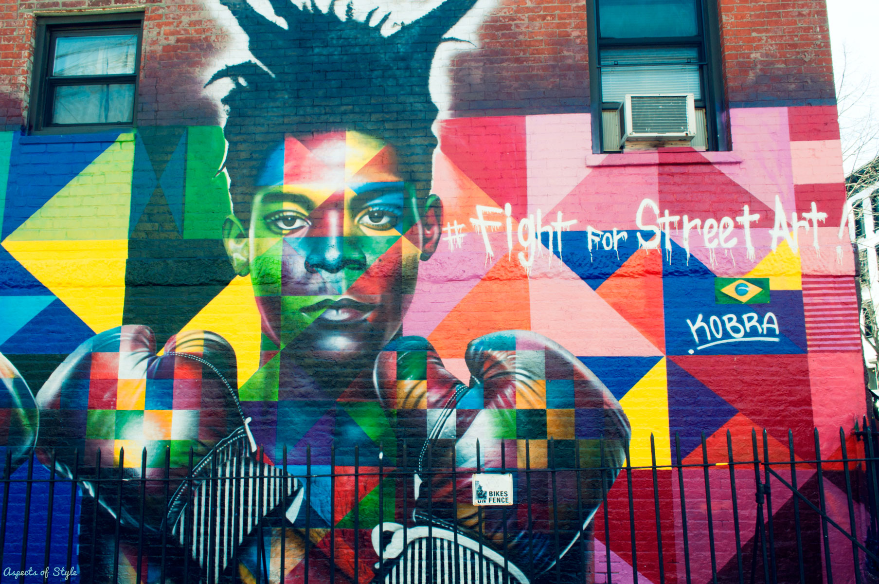 Street art in Williamsburg, New York