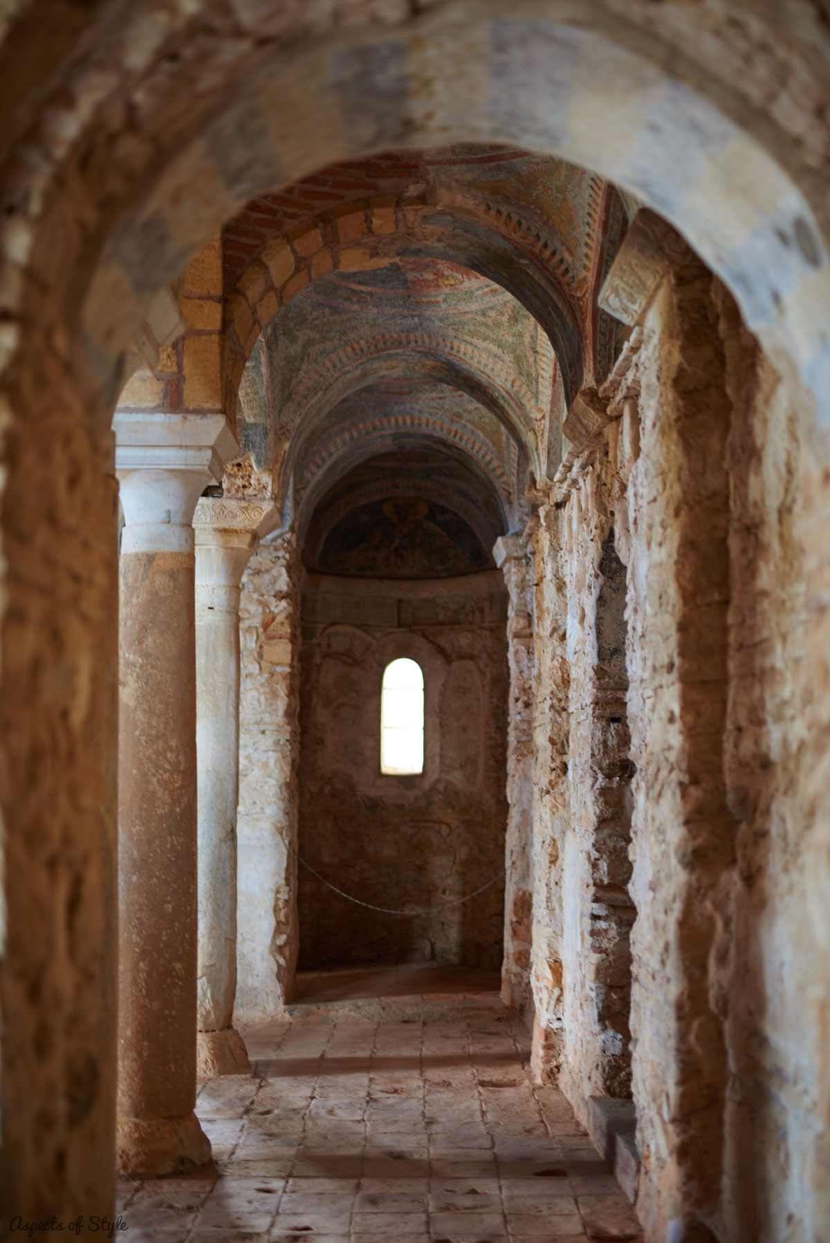 Mystras castle town, Peloponnese, Greece