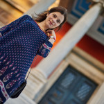 J'aime les Garcons grey jacket, Lili&Lala blue dress