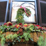 Christmas decorations on Beacon Hill, Boston