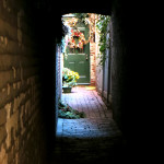 Christmas decorations on Beacon Hill, Boston