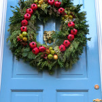 Christmas wreath in Beacon Hill, Boston