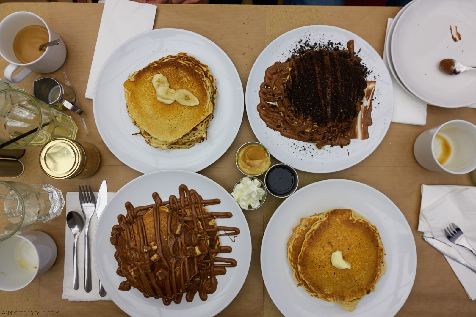 Pancakes at New York Sandwiches, Athens