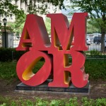 AMOR sclupture by Robert Indiana in Washington, DC