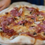 pizza at La Pasteria in Athens International Airport