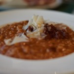 Mushroom risotto at La Pasteria in Athens International Airport