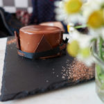 milk chocolate pastry at Fresh patisserie Athens