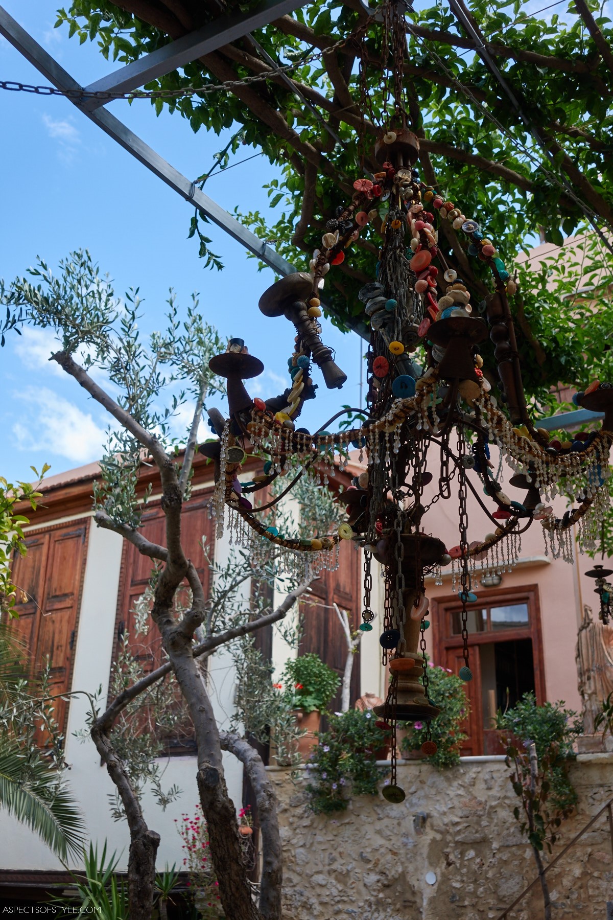 Avli restaurant, Rethymno, Crete, Greece