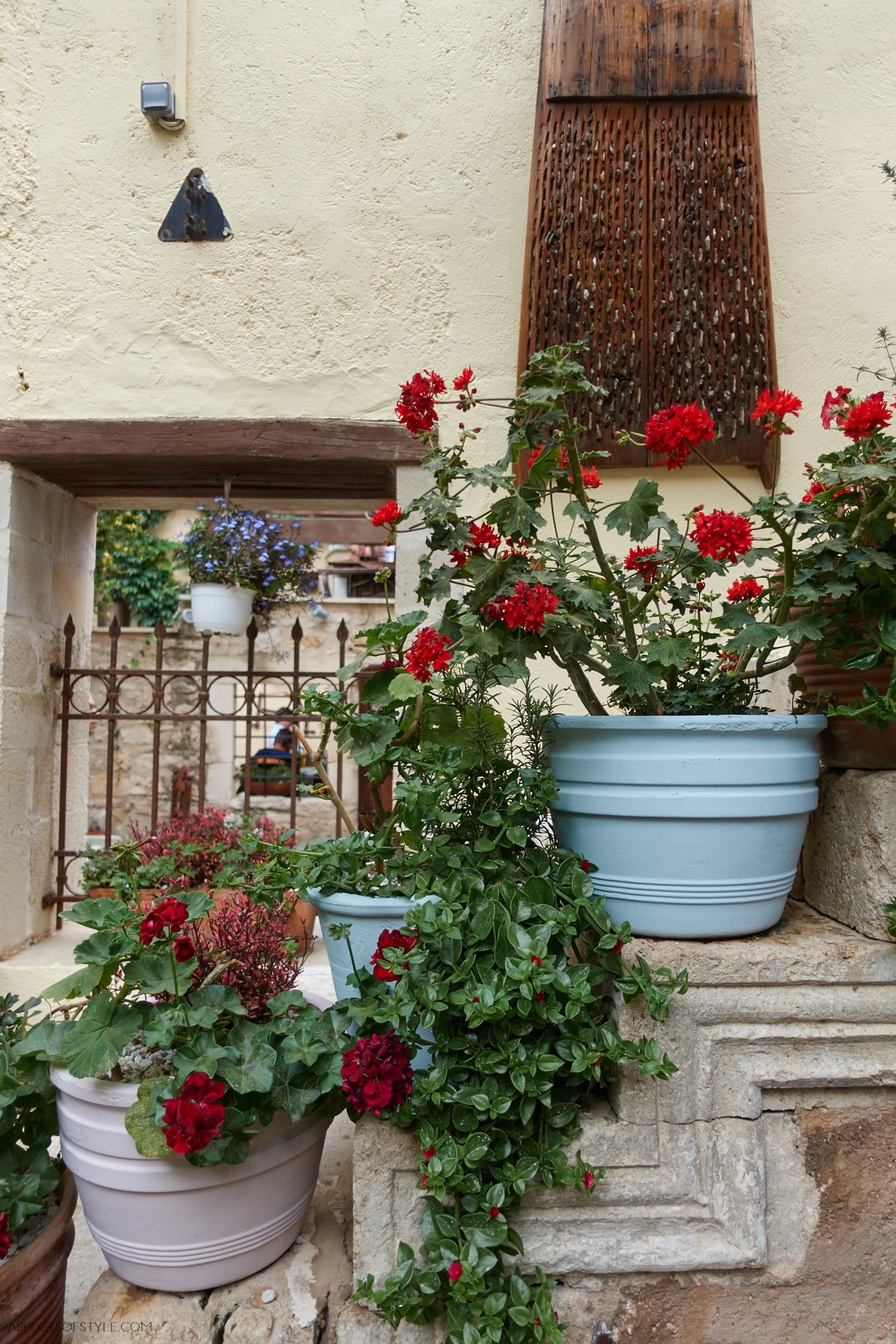 Avli restaurant, Rethymno, Crete, Greece
