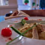 Sea bream ceviche in Kouzini, Elafonisos, Greece