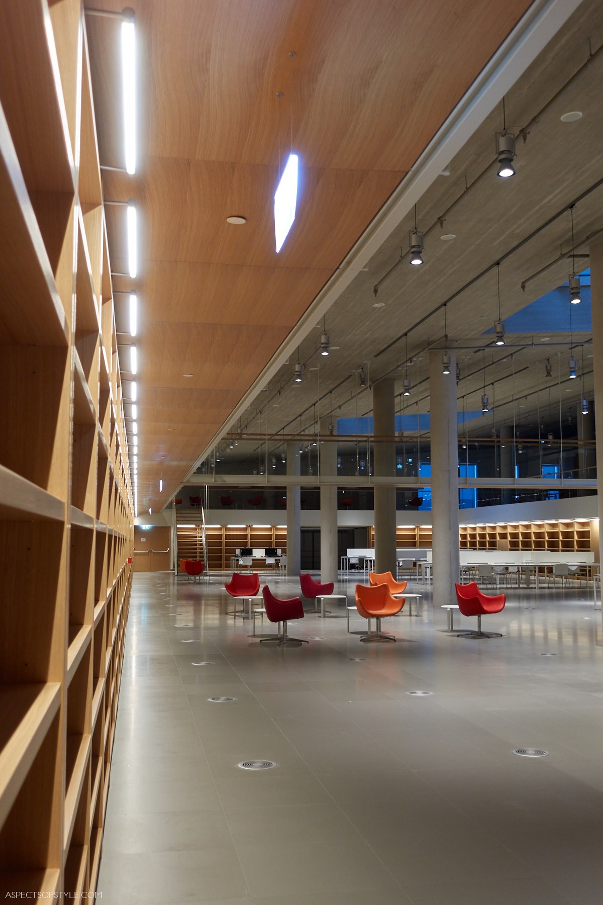 inside the Library buildingStavros Niarchos Foundation Cultural Center