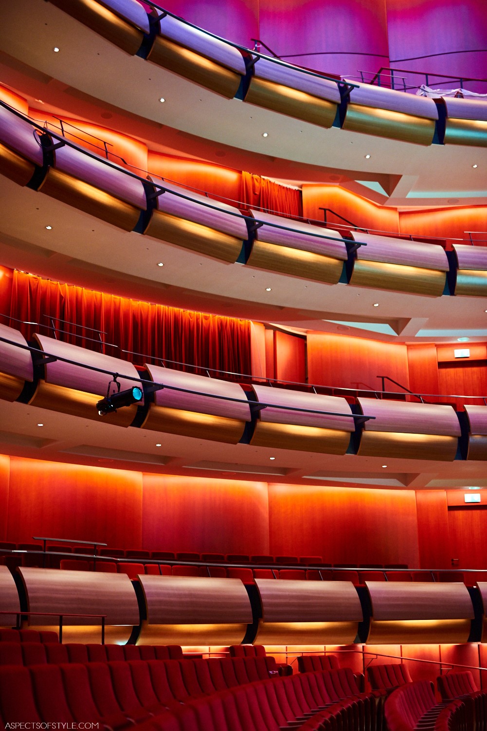 inside the Opera building Stavros Niarchos Foundation Cultural Center