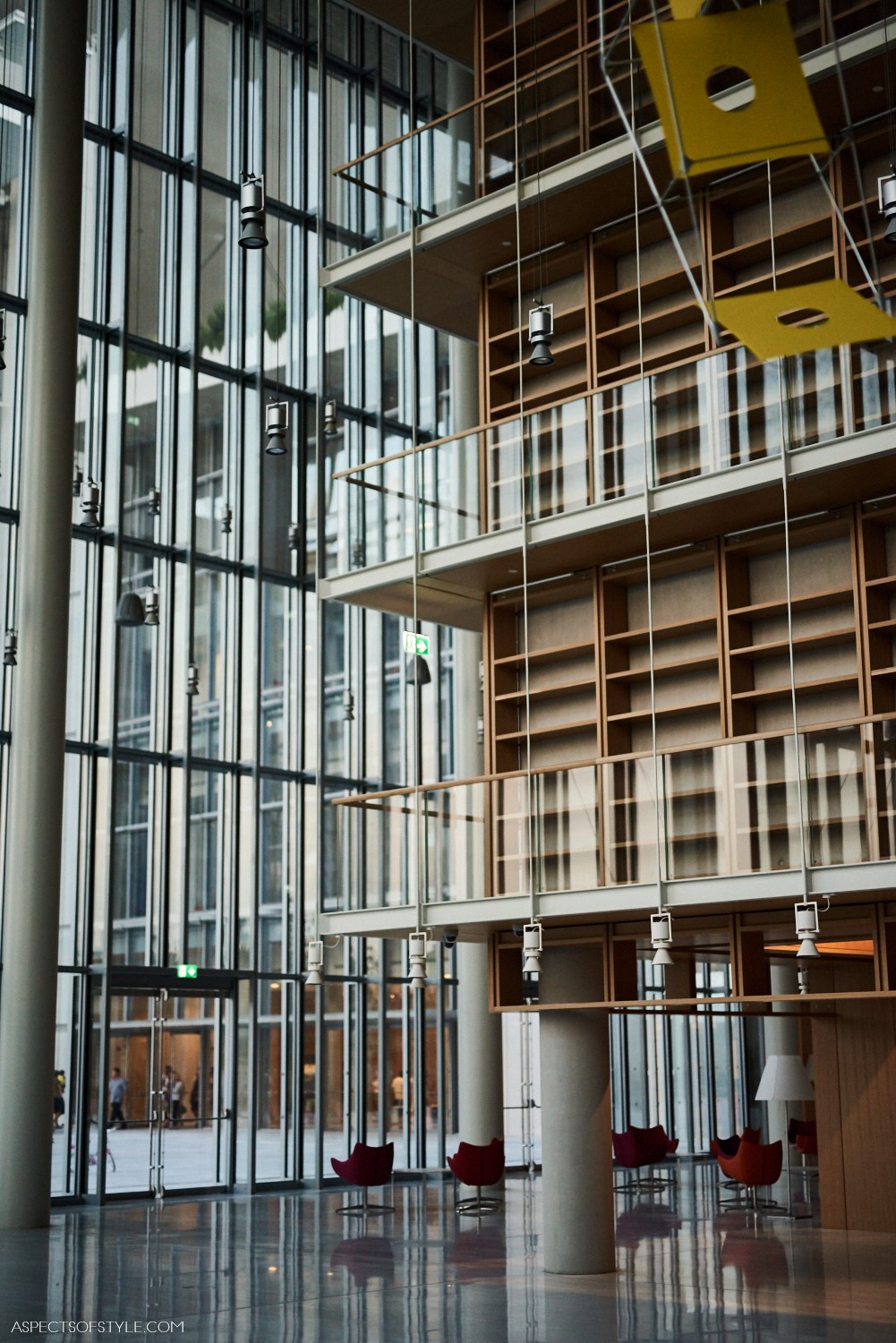 inside the Library buildingStavros Niarchos Foundation Cultural Center