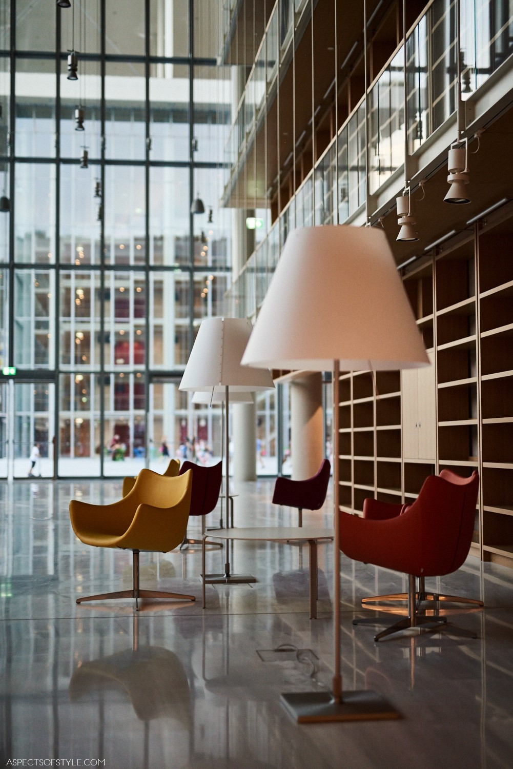 inside the Library buildingStavros Niarchos Foundation Cultural Center