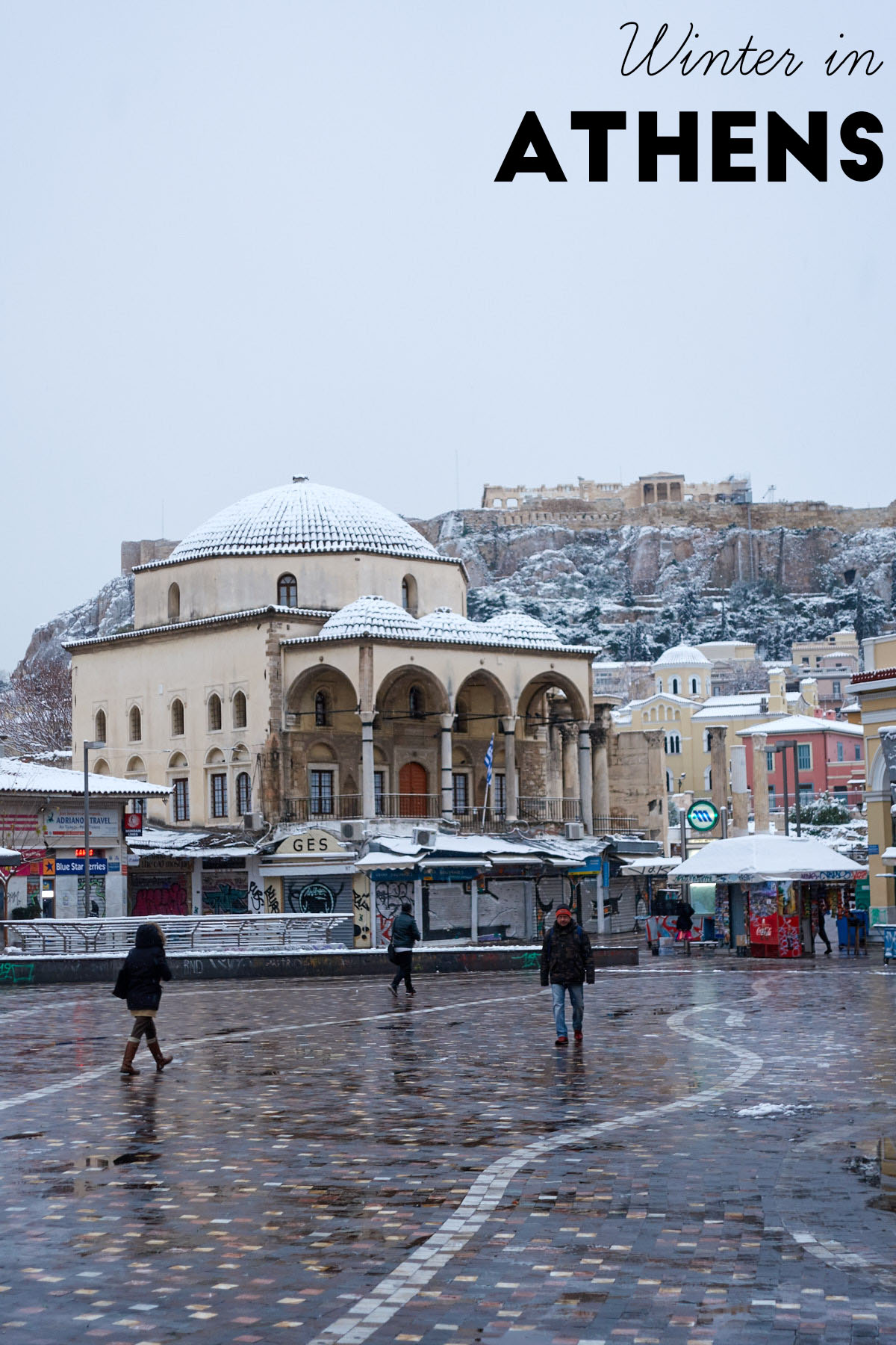 Winter in Athens | Monastiraki square