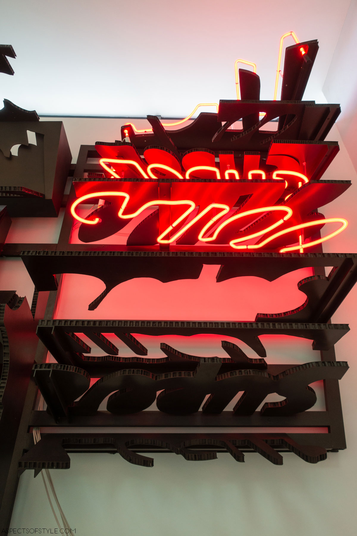 artwork by Chryssa at National Museum of Contemporary Art