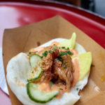 bao bun with pulled pork at Athens Street Food Festival