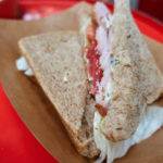 smoked turkey BLT from Po Boys at Athens Street Food Festival