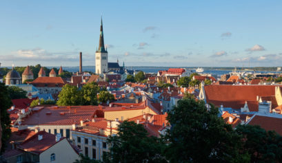 View from Kohtuotsa viewing platform, Tallinn, Estonia