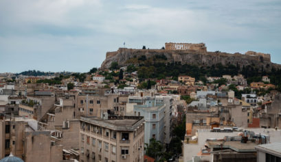 view from the Pinnacle Hotel Athens