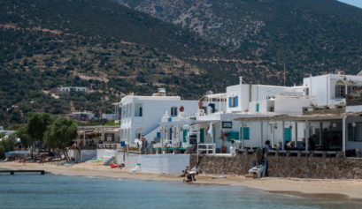 sea, beach and white houses, Platis Gialos, Sifnos