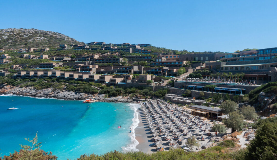 overview of Daios Cove, Crete