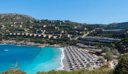 overview of Daios Cove, Crete