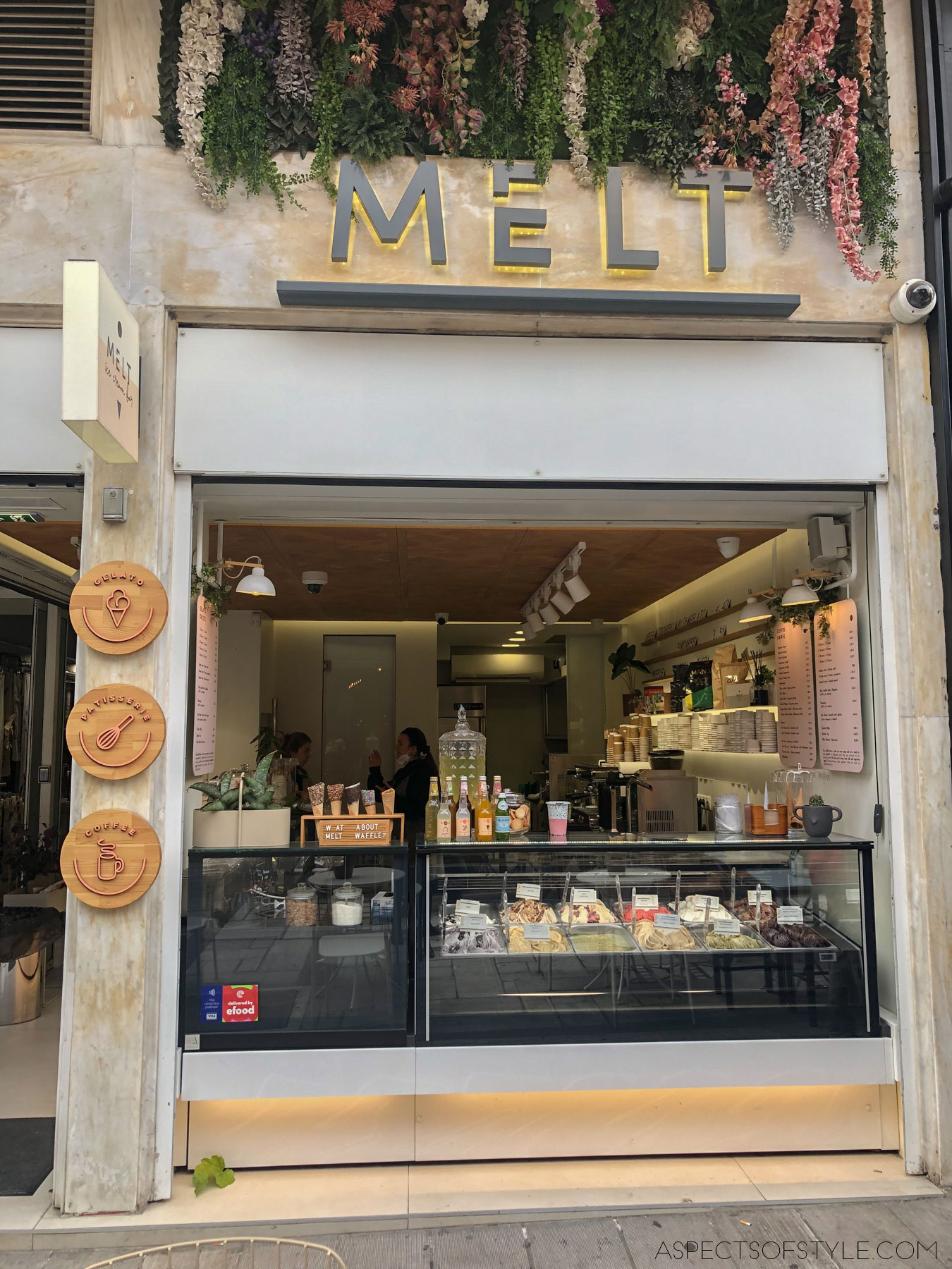 ice cream shop Melt Athens