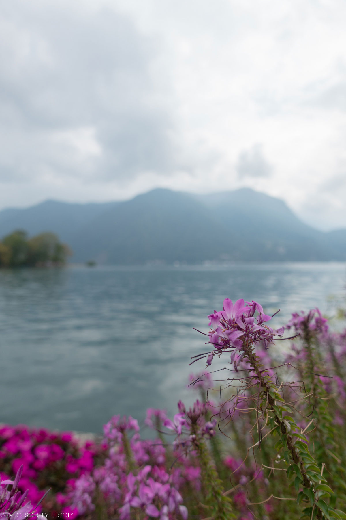 Lugano lake Switzerland