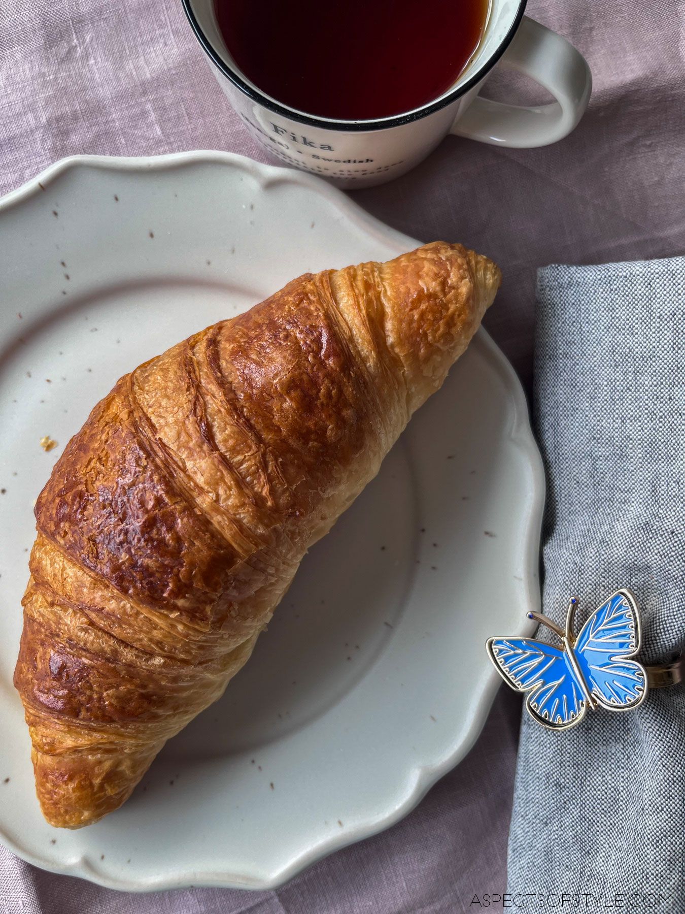 Plain croissant from Paul Bakery, Athens