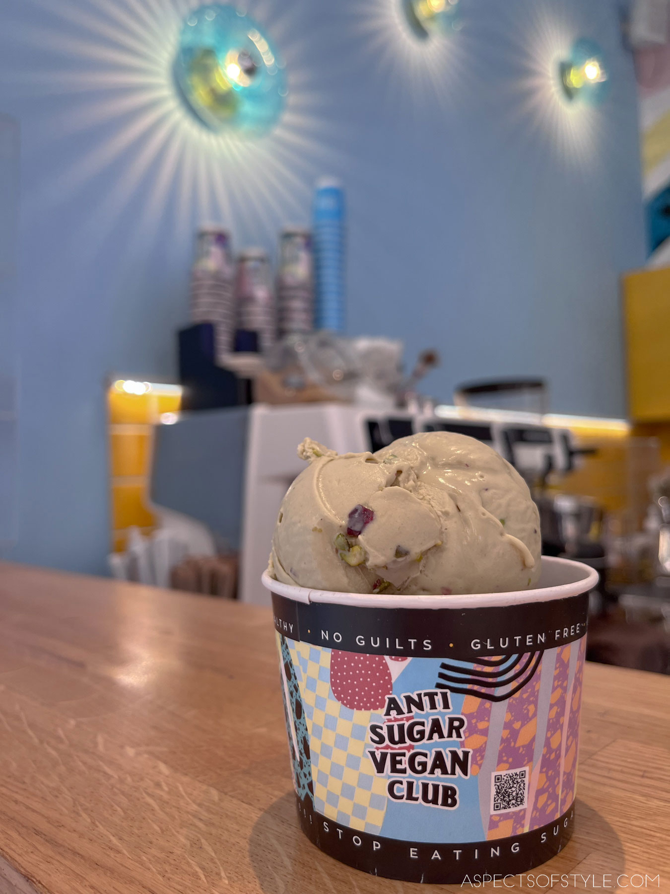 ice cream at SugarKiller parlor, Athens