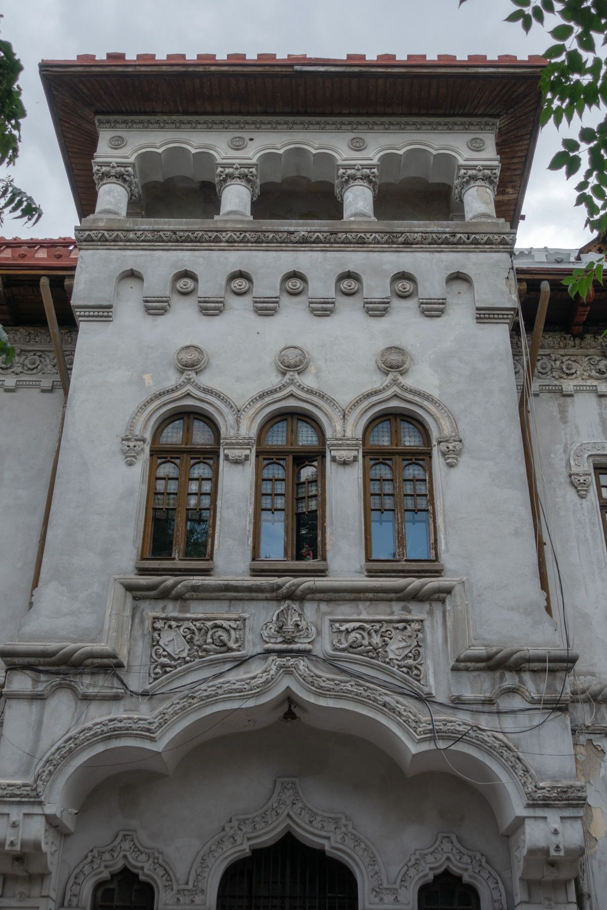 Brâncovenesc or Romanian Renaissance style building in Bucharest