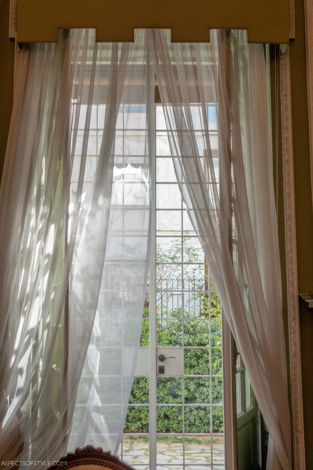 inside the Italian Embassy in Athens