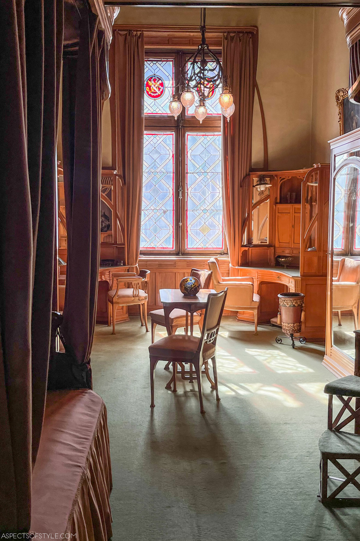 Room inside Peles Castle Sinaia, Romania