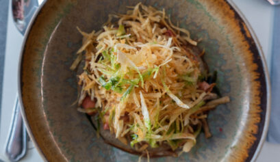 Octopus Mousaka at Hasika Restaurant Rethymno