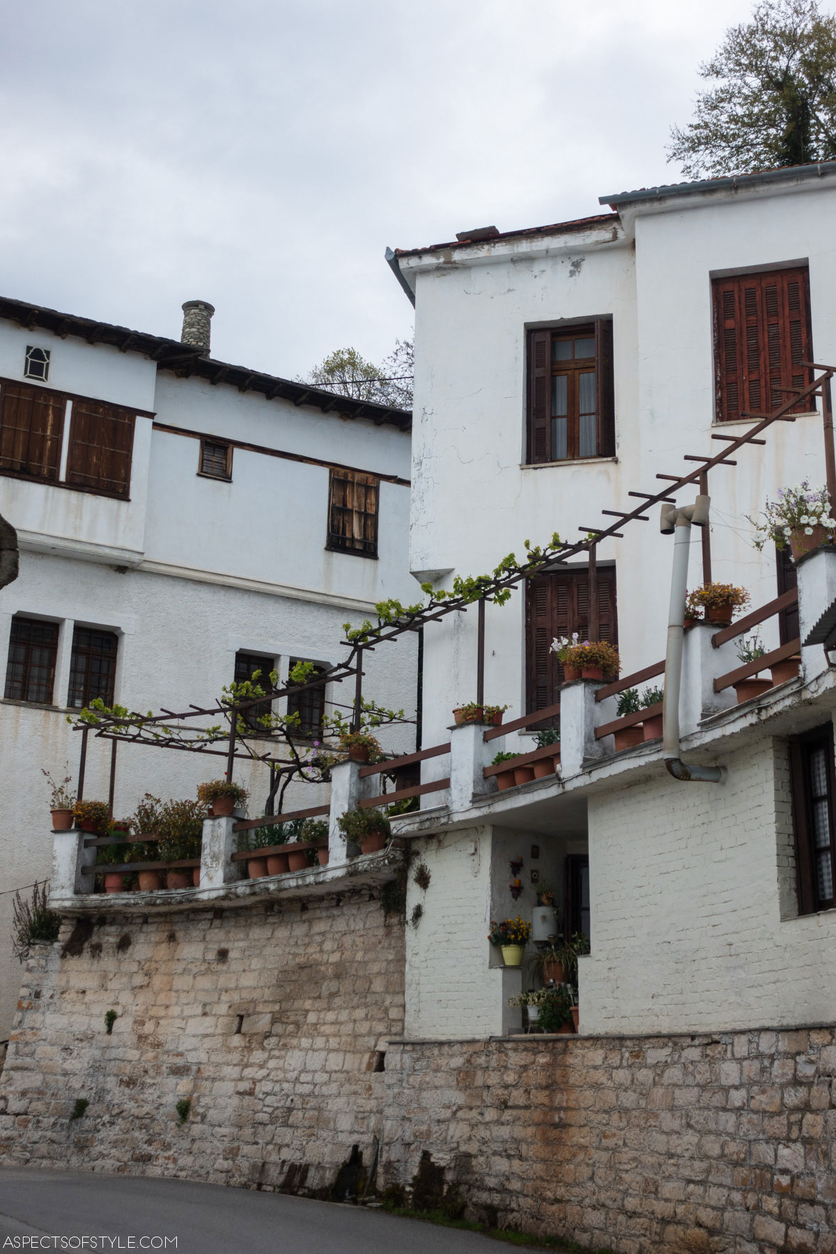 traditional houses in Milies, Pelion