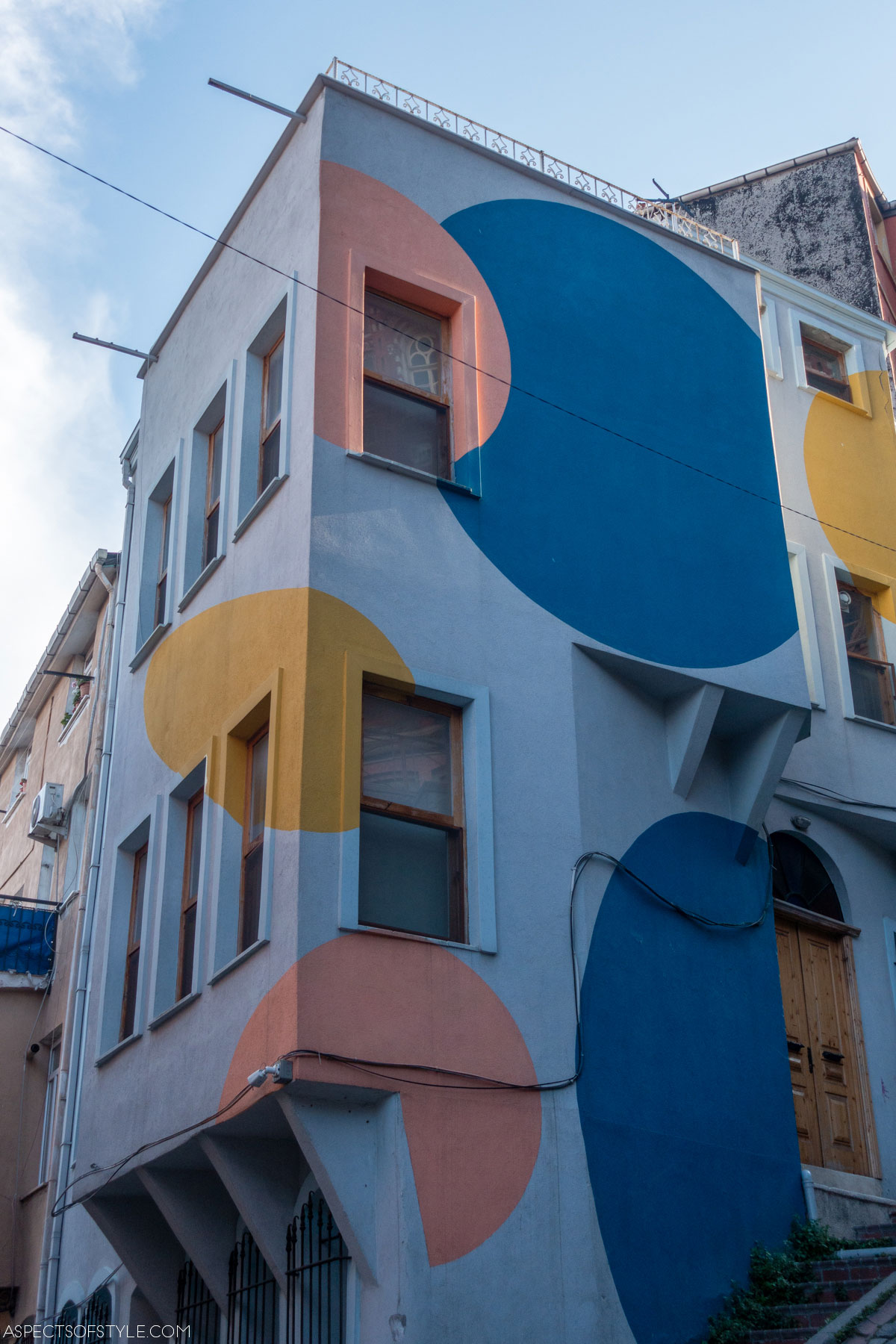 colorful building in Fener neighborhood, Istanbul