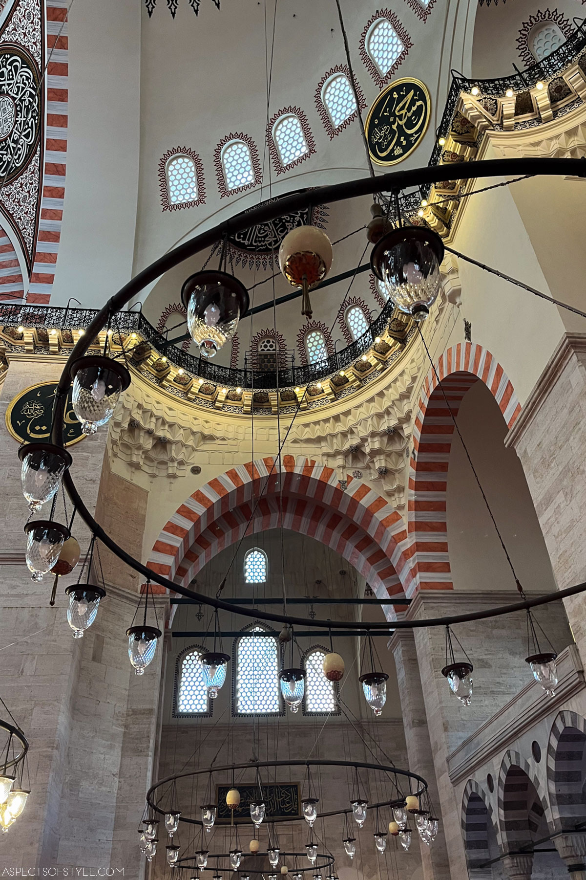 inside Suleymaniye Mosque, Istanbul
