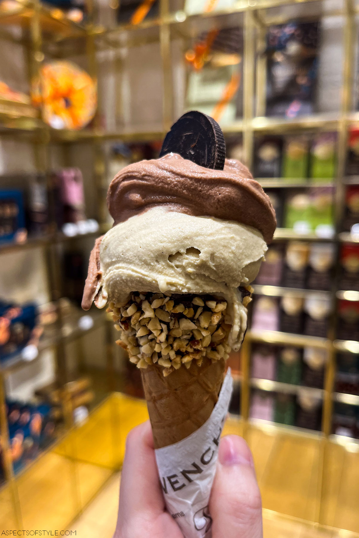 Venchi ice cream, Milan