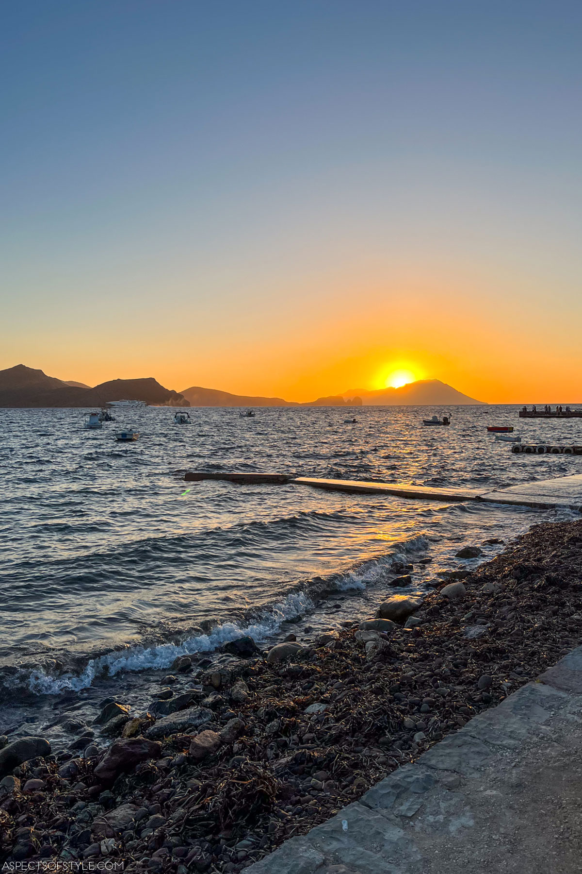 Sunset at Klima, Milos