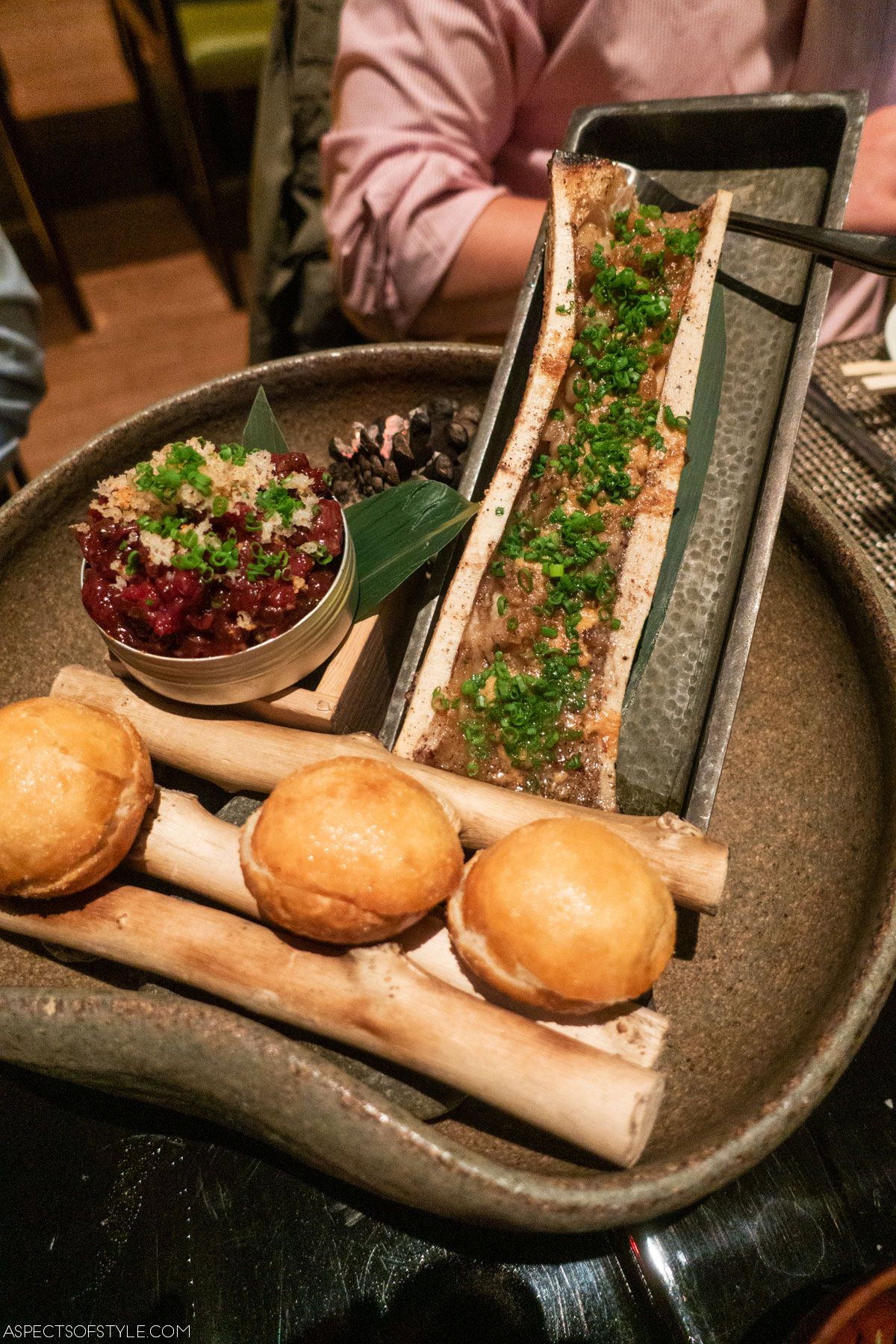 food at Chinar restaurant Baku