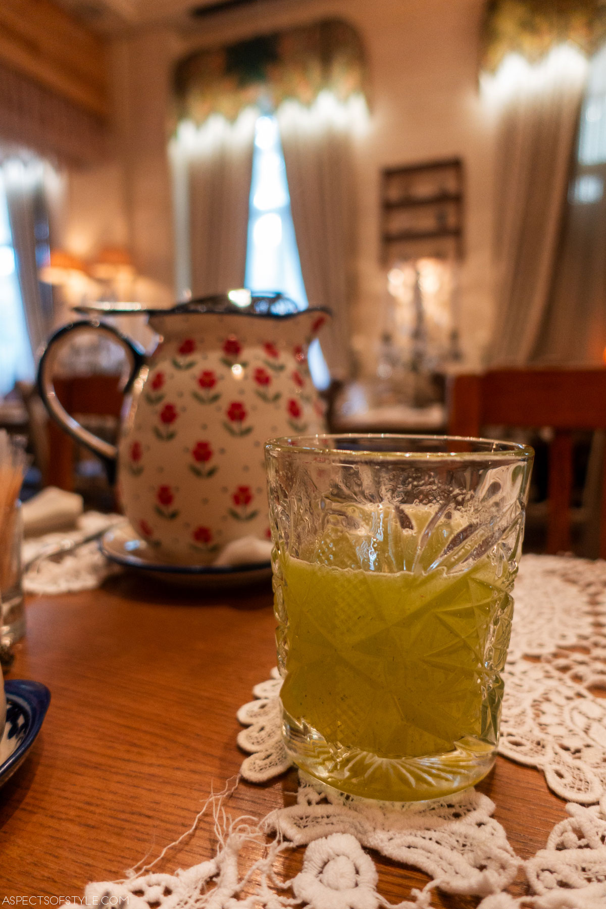lemonade at Mari Vanna Russian restaurant Baku