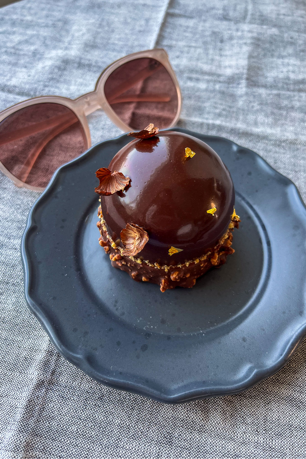chocolate dome dessert by Zillers Pastry Bar