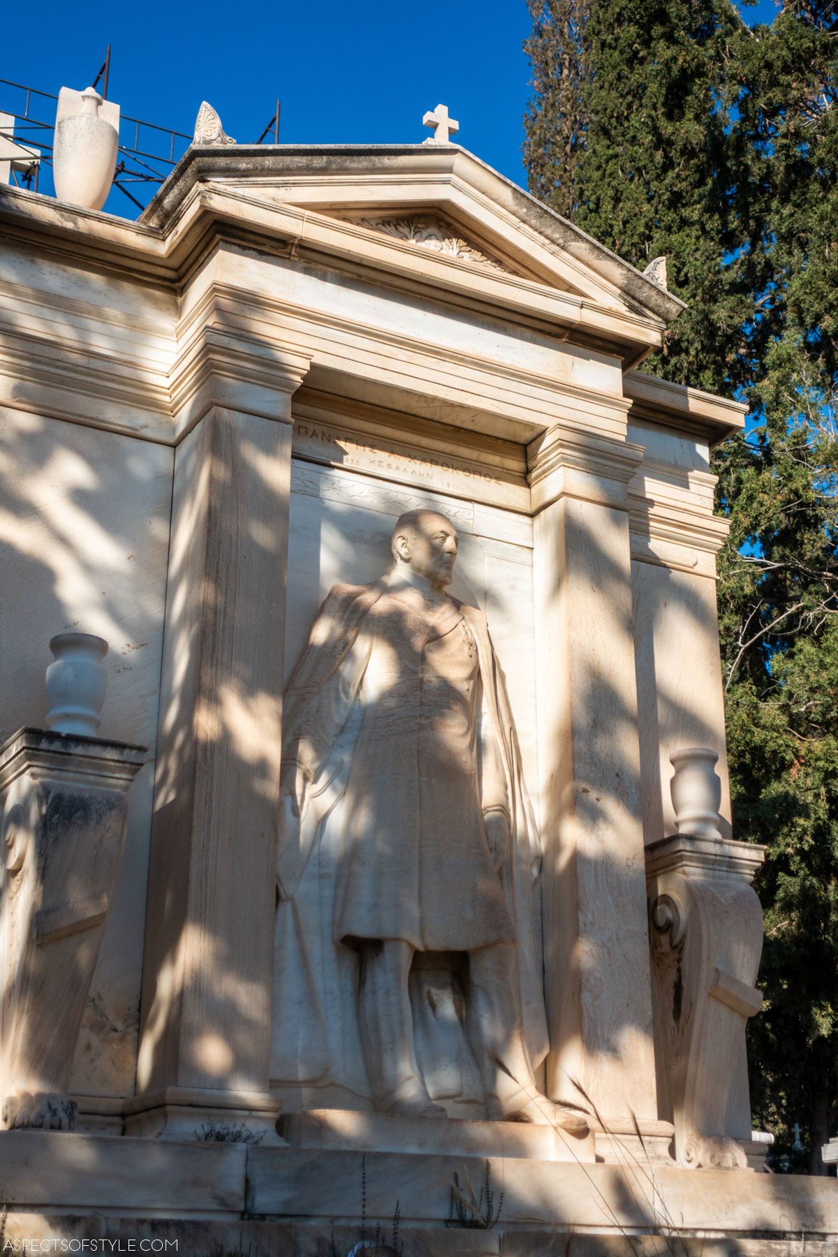 Panagis Charokopos tomb at Athens First Cemetery