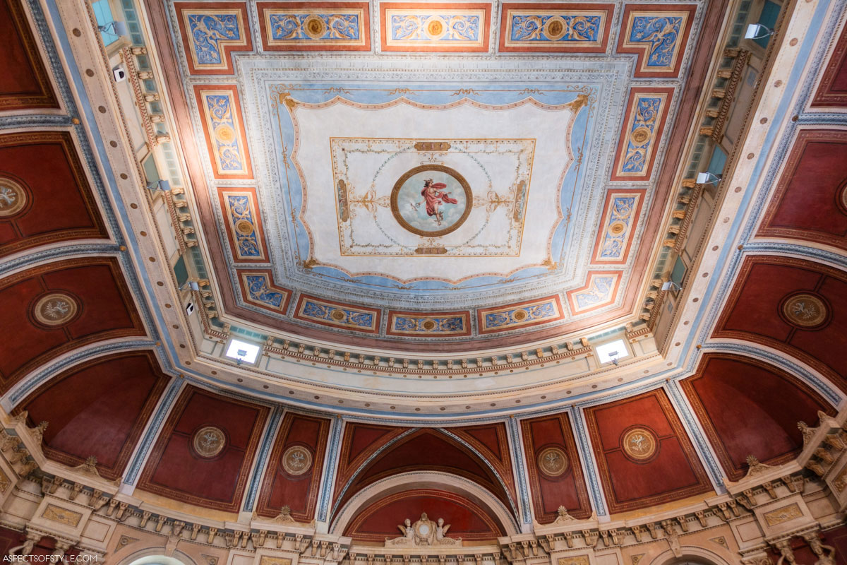 Old Small stock market historic building Athens